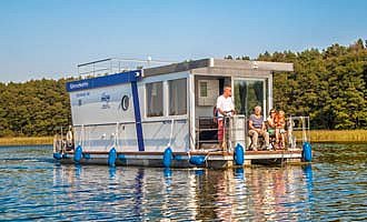 barrierefreier Urlaub auf dem Wasser Febomobil - Schwimmendes Ferienhaus